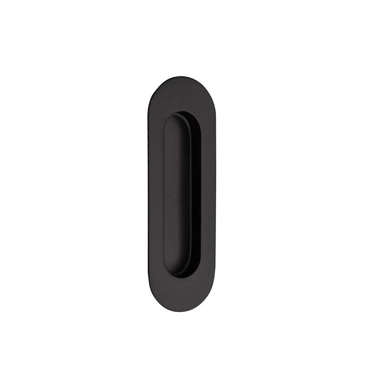 Oval flush pull