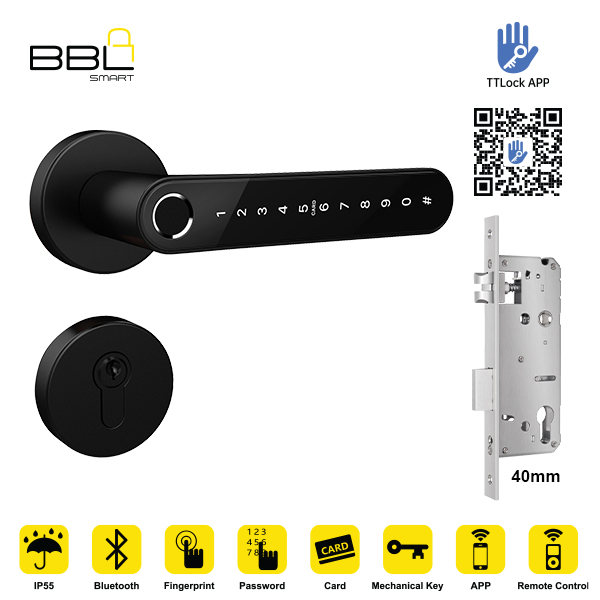 BBL Smart Lockset Rose/Escut - Image 2
