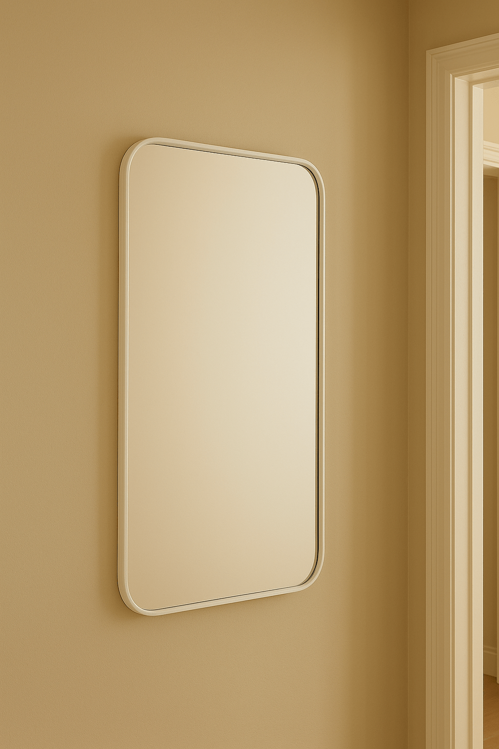 Curved Edge Rectangle Mirror - Image 3